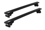 Thule Raised Rail with Thule WingBar Evo Black roof bars