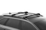 Thule Raised Rail WingBar Edge roof bars in black