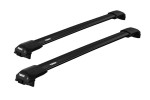Thule Raised Rail WingBar Edge roof bars in black