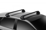 Thule Clamp WingBar Edge roof bars in black
