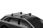 Thule Flush Rail foot pack with Thule WingBar Evo Black roof bars