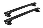 Thule Flush Rail foot pack with Thule WingBar Evo Black roof bars