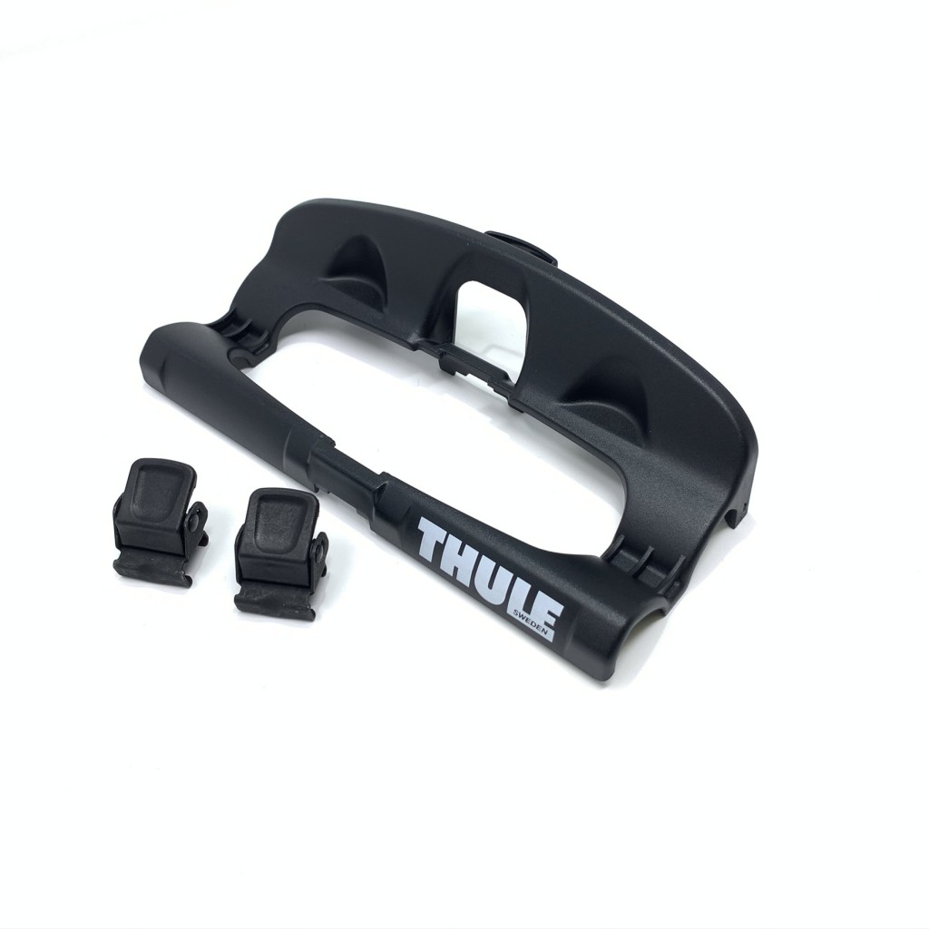 Roof rack wheel holder outlet