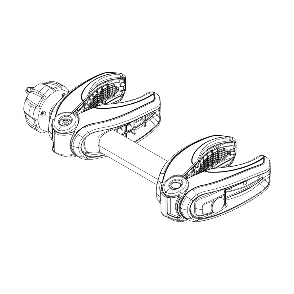 Bike arm - double clamp