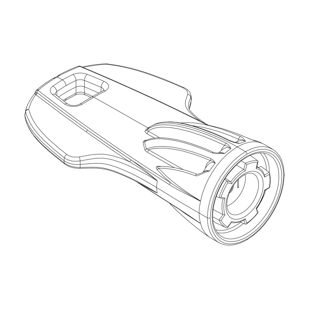 Plastic key - No. 003