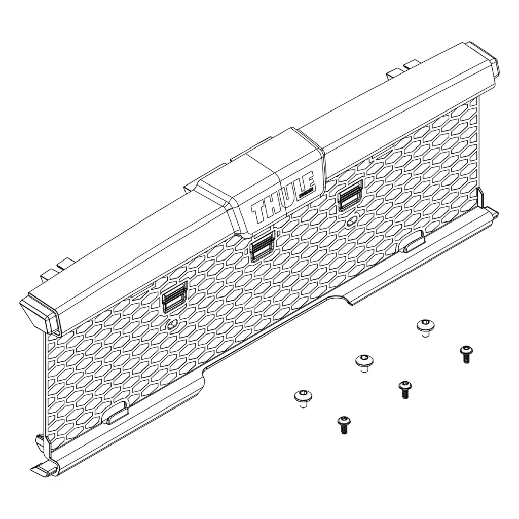 Thule 1500052689 number plate holder
