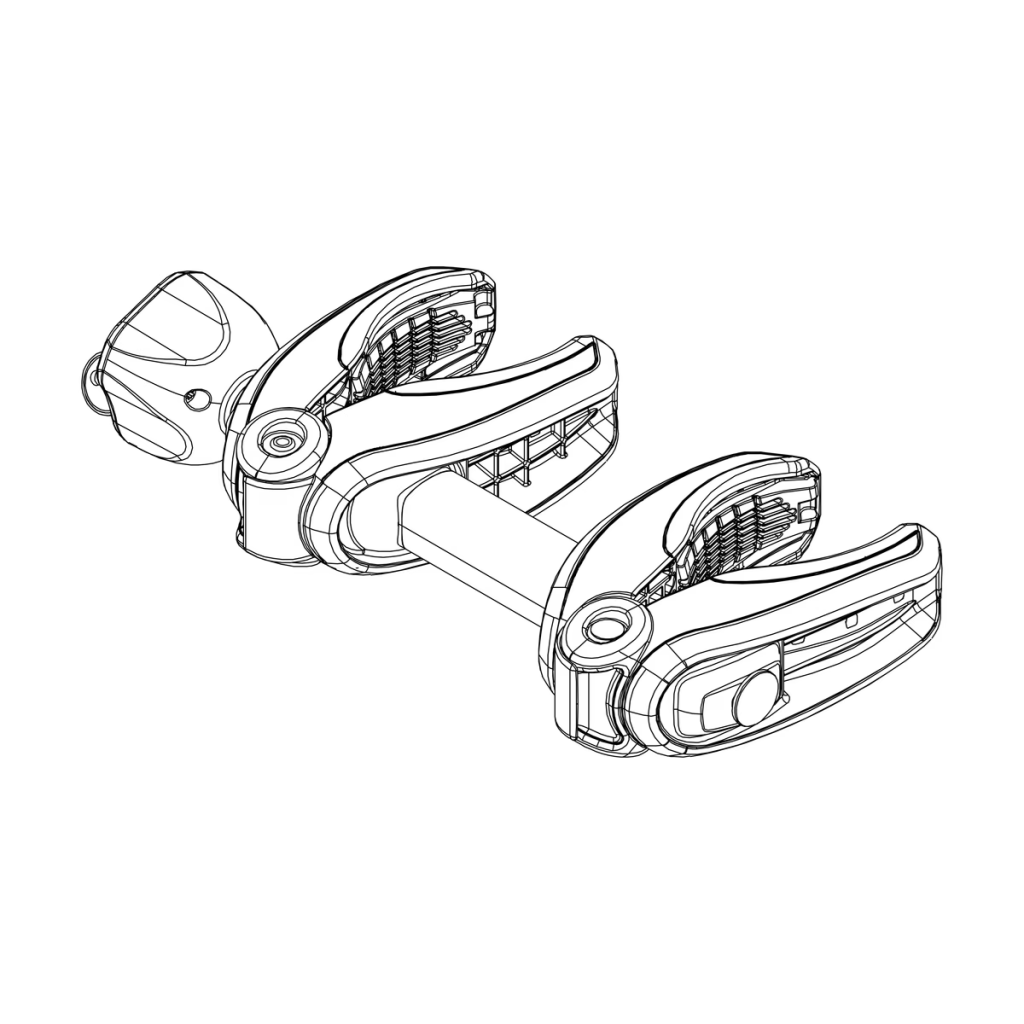 Bike arm - double clamp