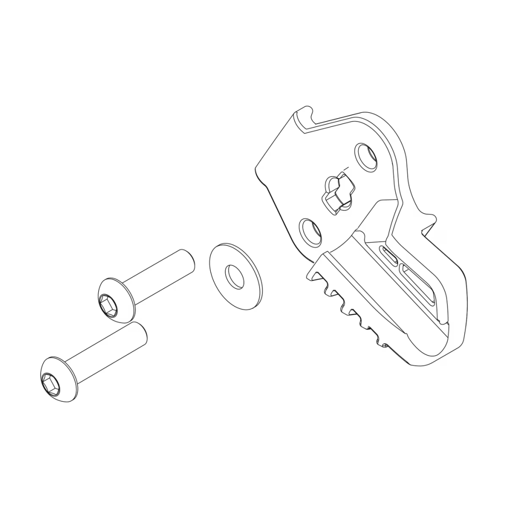 Thule 1540105291 cargo bag hinge bracket right