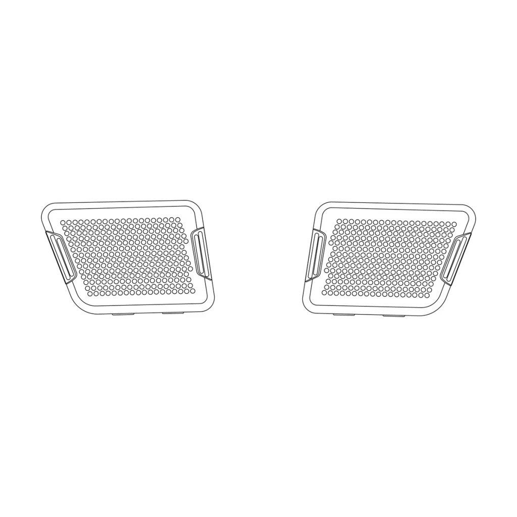 Thule 1540105387 footplate vent sliders