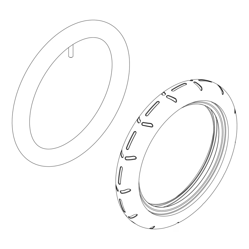 Thule 1540107012 tyre and inner tube 12 inch