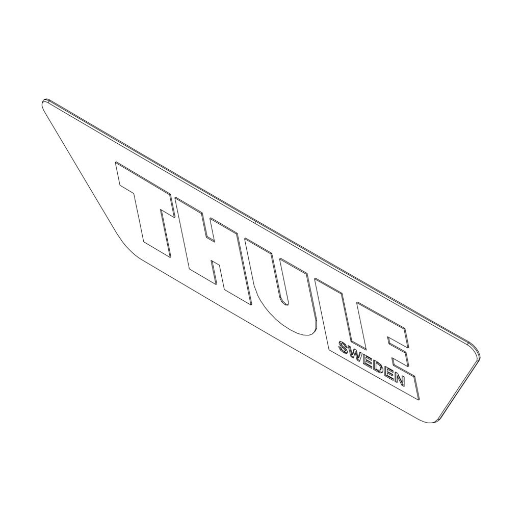 Thule 1500054194 roof box logo sticker