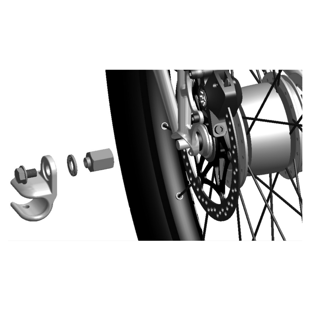 Shimano internal hub hitch adapter