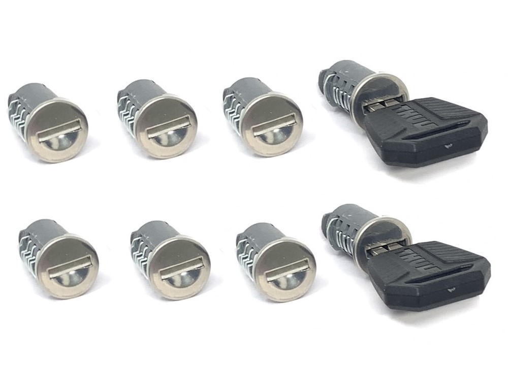 Set of 8 Thule locks with comfort keys	
