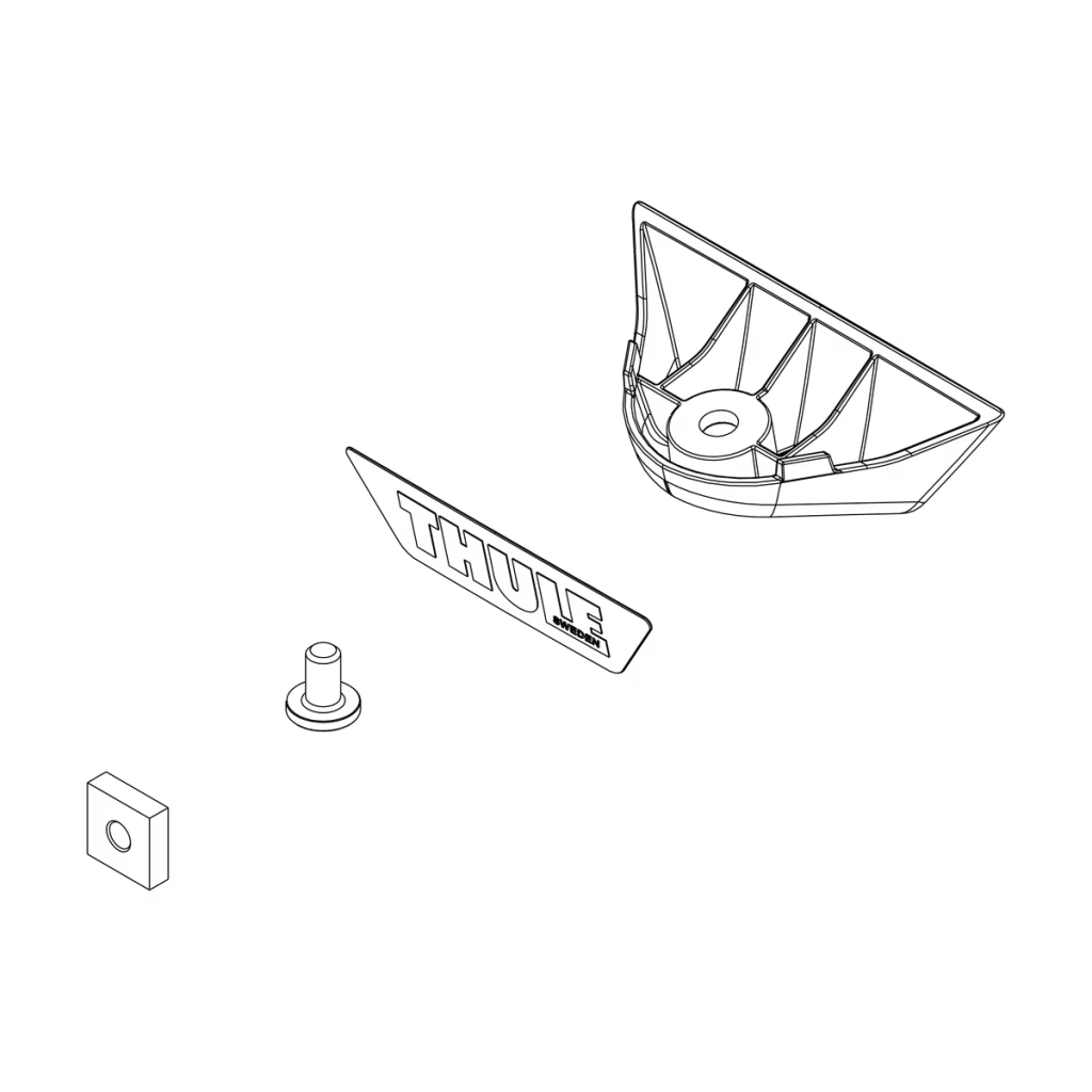 Thule 1500054973 back logo