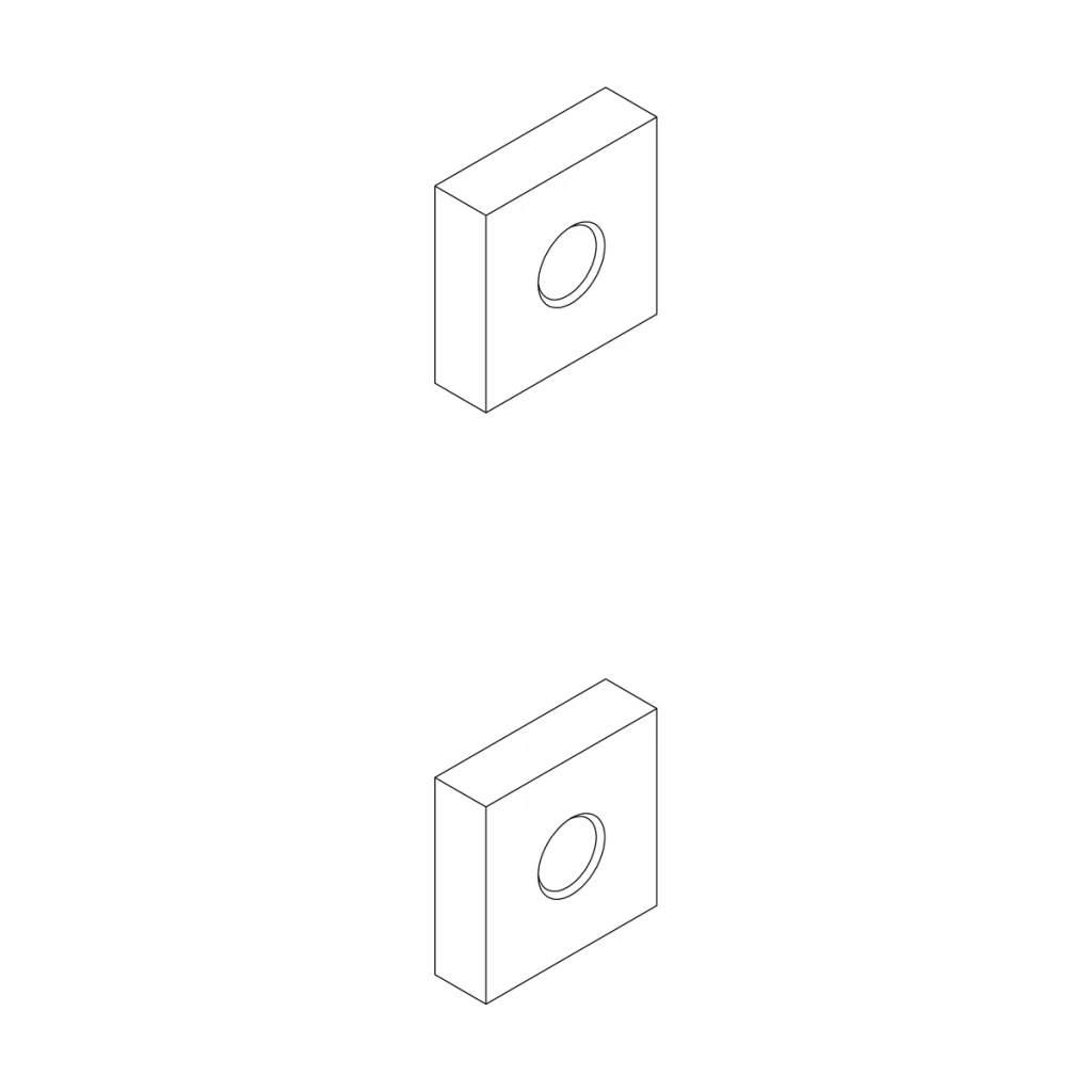 Thule 1500054990 square nut m8