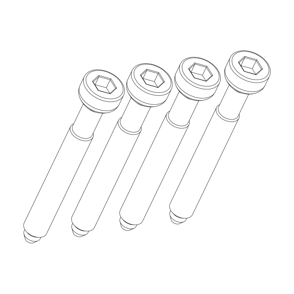 Thule 1500052736 screw m6 44 mm