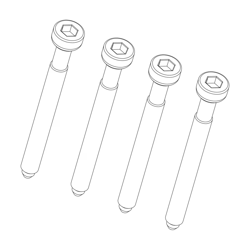 Thule 1500052737 screw m6 58 mm