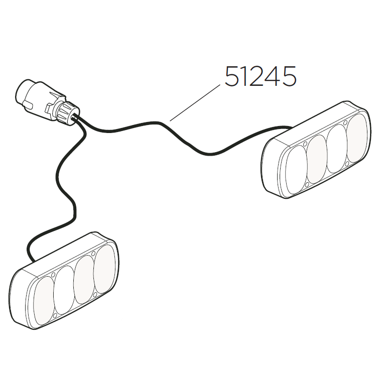 Thule 1500051245 lamp set - 13 pin