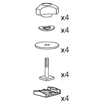 Thule 1500052117 parts bag