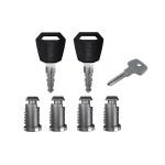 Set of 4 Thule locks and keys