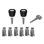 Set of 6 Thule locks and keys