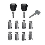 Set of 8 Thule locks and keys	