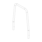 Thule 1500051227 bike carrier u-frame