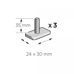 Adaptor T-TRACK 889-1 30X24MM Bucuresti Sectorul 1 • OLX.ro