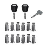Set of 12 Thule locks and keys	