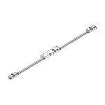 Thule 1500054120 roof box locking rail	