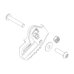Thule 1540105290 cargo bag hinge bracket left