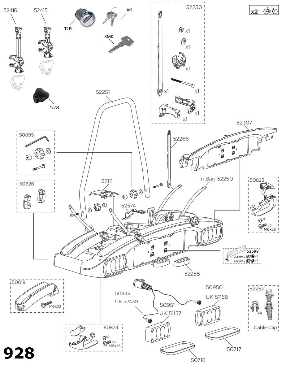 thule 928 euroclassic