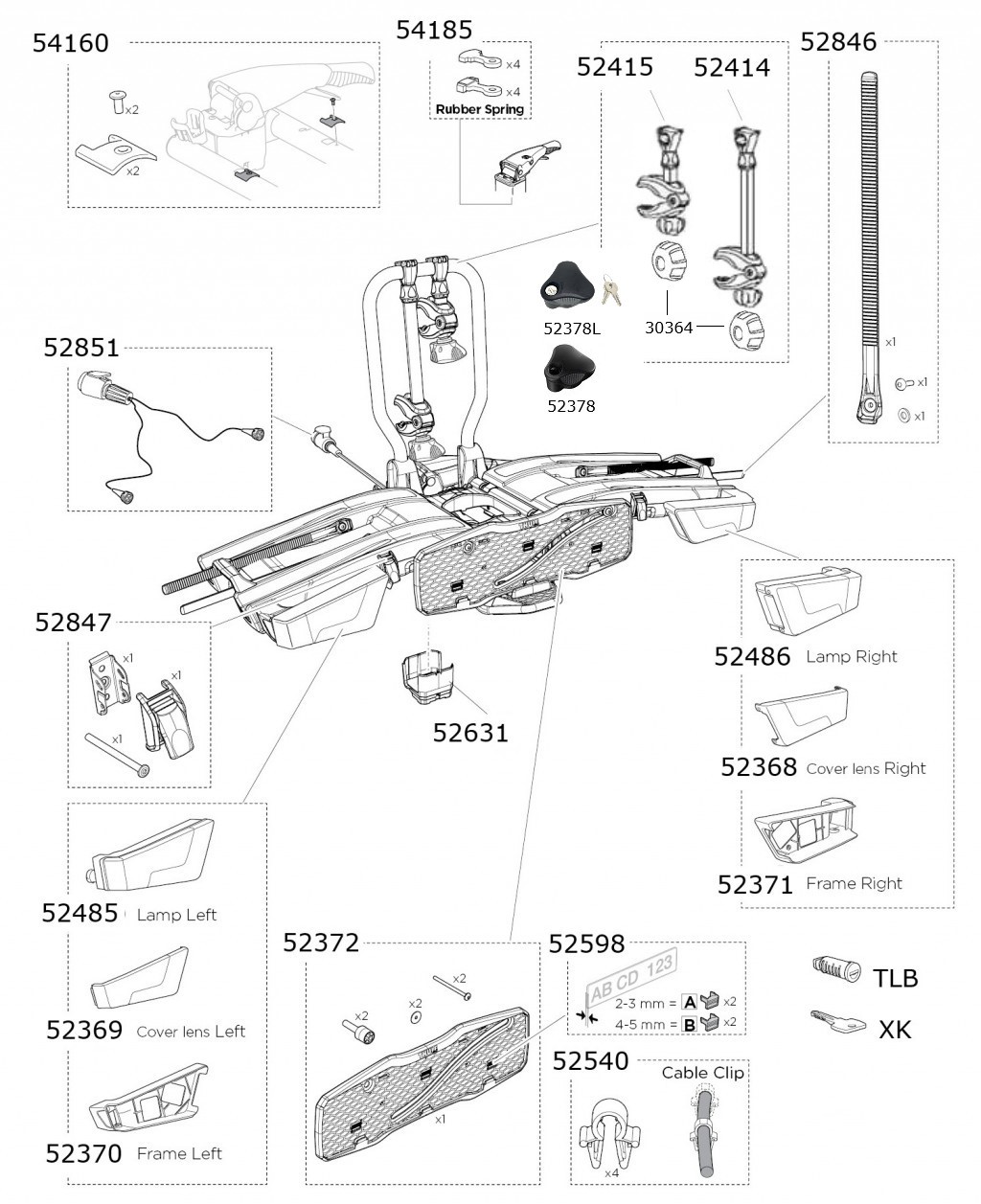 thule xt 933 easyfold