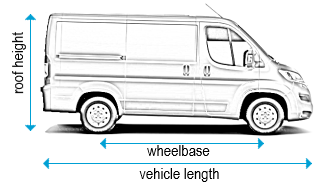 Citroen Relay 2006 onwards - SWB - L1, low roof - H1