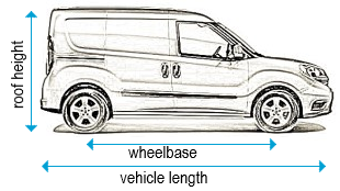 Fiat Doblo 2010 onwards - SWB - L1, low roof - H1