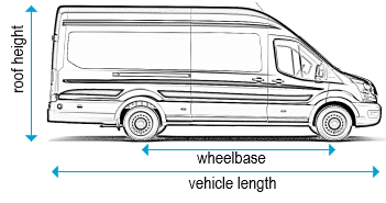 Ford Transit 2014 onwards - ELWB - L4, high roof - H3