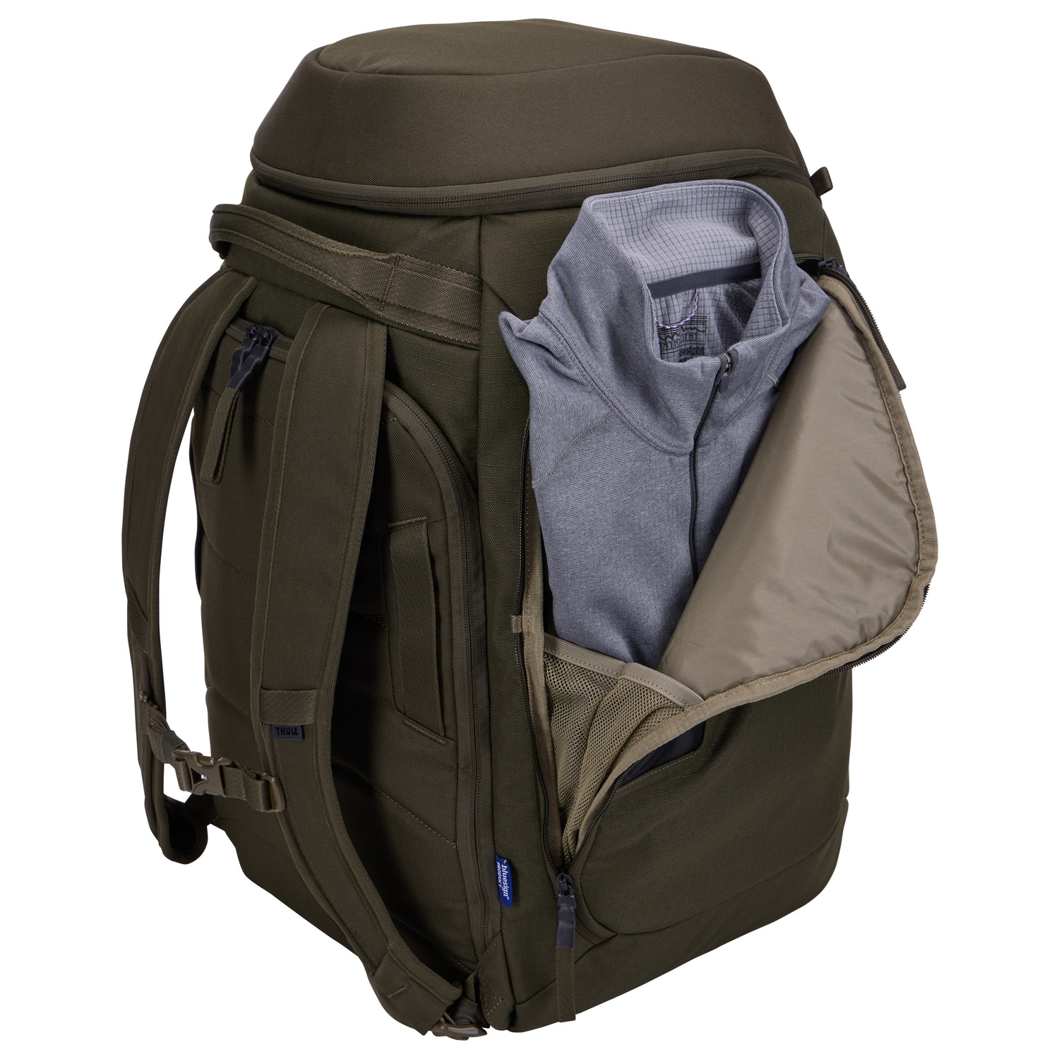 Thule RoundTrip Boot Backpack 60L - Deep Khaki
