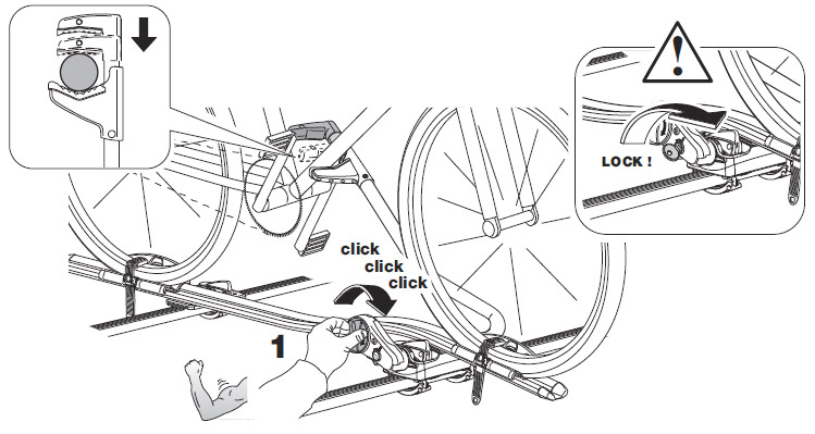 Thule 591 Securing Bike