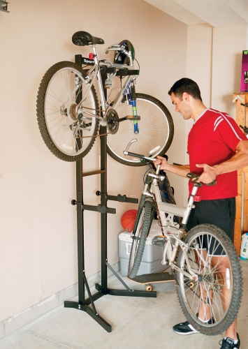 Ideas For Hanging Storing Bikes In A Garage, Bike Garage Storage Solutions Uk